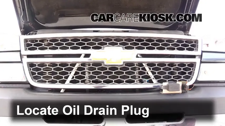 2005 Chevrolet Silverado 2500 HD 6.6L V8 Turbo Diesel Extended Cab Pickup (4 Door) Oil Change Oil and Oil Filter